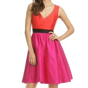 kate spade Red and Pink Midi Dress